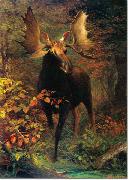 Albert Bierstadt In the Forest oil on canvas